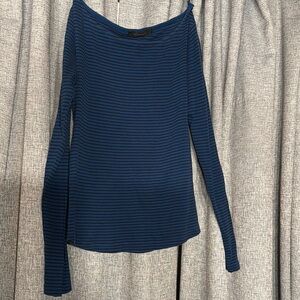 3/$15! 🎈 Blue Striped Blouse with Long Sleeves